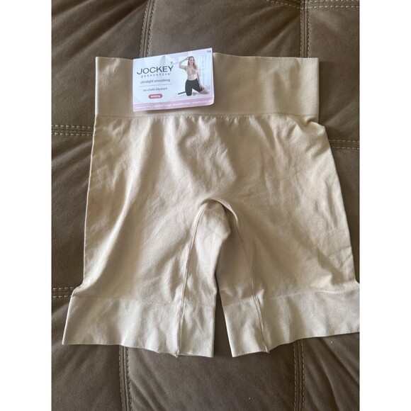 NWT Ladies’ Jockey Generation Seamfree Stretch Slipshorts (Cream, Medium) - Picture 4 of 7